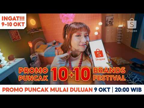 Promo Puncak Shopee 10.10 Brands Festival bareng Naykilla Mulai Duluan 9 Okt 20.00 WIB
