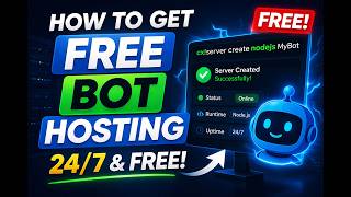 Get FREE Bot Hosting in 2 Minutes ⚡ 24/7 Online (No Payment)