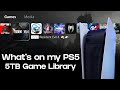 Whats on my ps5 in 2024  5tb entire game library