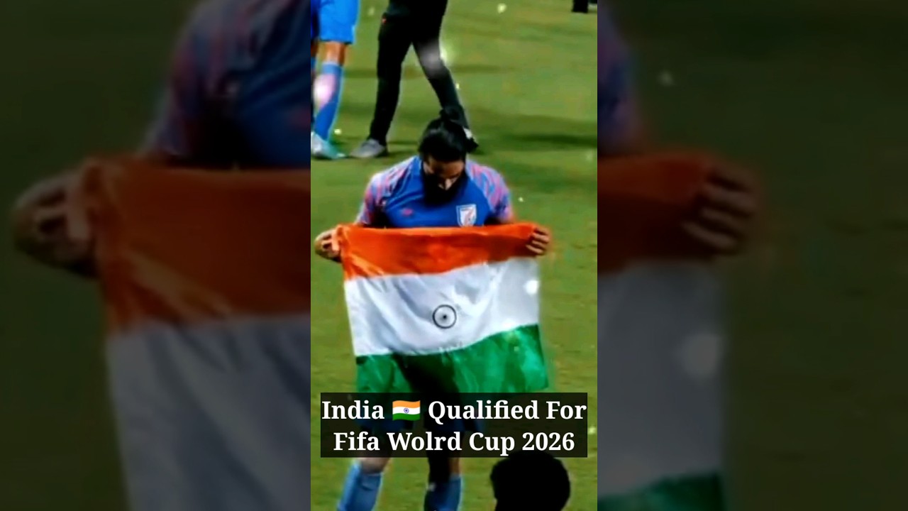 India 🇮🇳 Qualify For Fifa World Cup 2026 😍 Sunil Chettri 🤗💪 