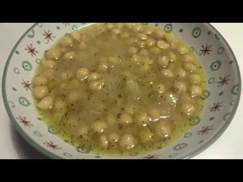 Βίντεο: Σούπα με ρεβίθια και λεμόνι