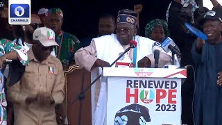 Tinubu Shows Off Dancing Skills In Benin Rally