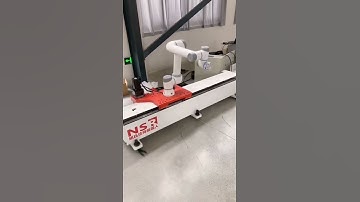 The cobot robot collaborative robot with guide axis