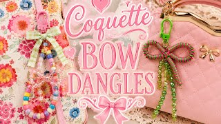 How To: Easy Bow Charm Dangles | Bag Charms