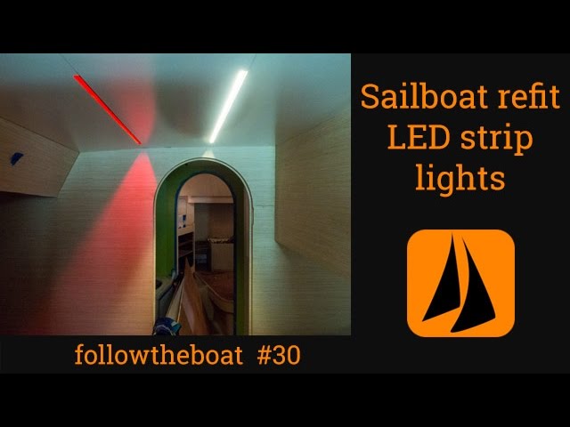 Esper Refit 30 – LED strip lights; mast blockage removal