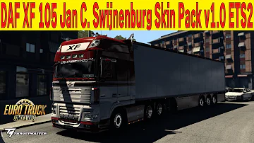 【1080p FHD】ETS2 v1.43 / DAF XF 105 Jan C. Swijnenburg Skin Pack v1.0 / Thrustmaster GamePlay
