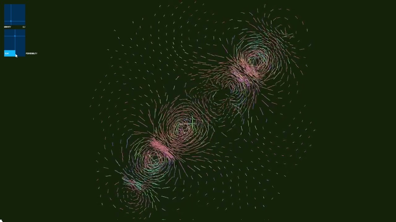 Magnetic Dipole Toy Simulation
