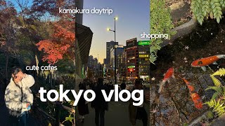 tokyo vlog🍁: daytrip to kamakura, famous shabu shabu, trying cute cafes & lots of eating