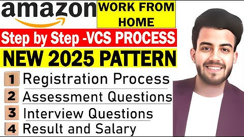 Amazon VCS New 2025 Pattern Assessment with Answers/Registration- Hiring Process-Results & Salary
