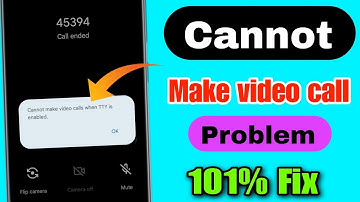 cannot make video calls when tty is enabled vivo | cannot make video call enable TTY Mode