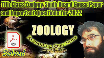 1st Year Zoology Most Important Reasoning & Non Reasoning Questions for 2022