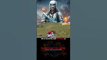 BGMI Insane 1v4 Clutch 💥🥵 #shorts #ytshorts #games #trending #anime