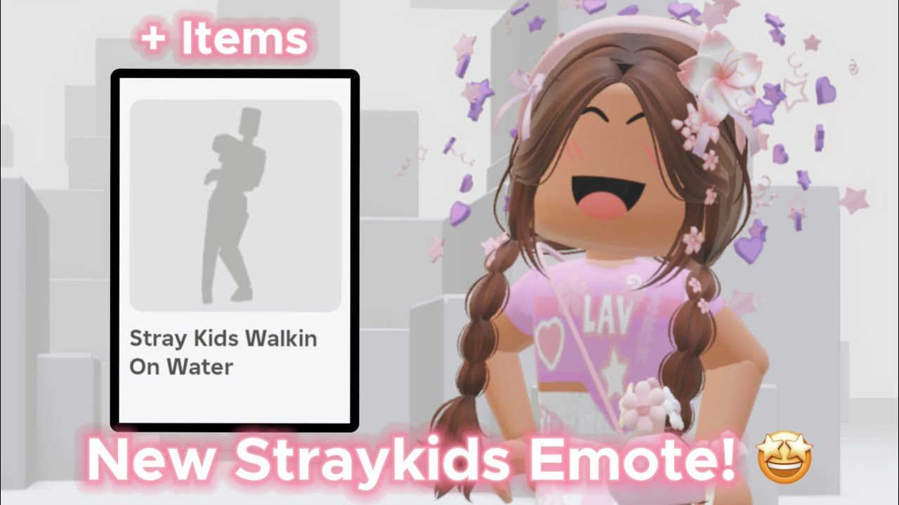 NEW STRAYKIDS EMOTES AND ITEMS-😱🤩👏