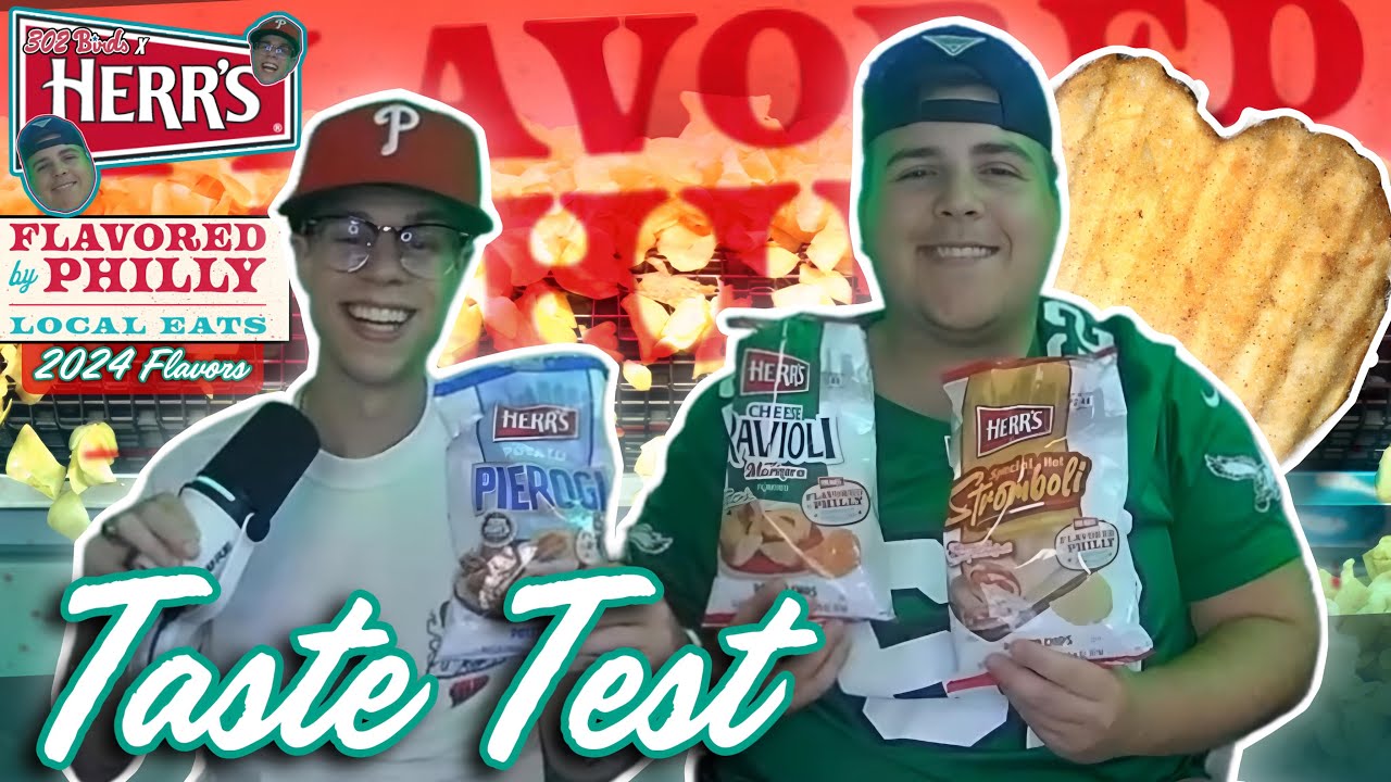 Taste Testing ALL of the Herr’s 2024 Flavors of Philly Chips🔥 (Pierogi ...