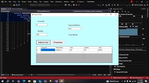 Point of Sale(PoS) System Software Using C#