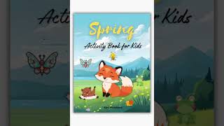 Spring Activity Book for Kids: Coloring Pages, Word Searches, Mazes, Dot-to-Dots, and Scissor Skills
