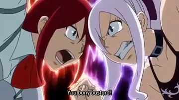 Fairy Tail | Erza Fights With Mirajane (ENG SUB)