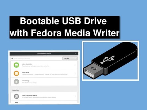 Make USB with Linux Media Writer -