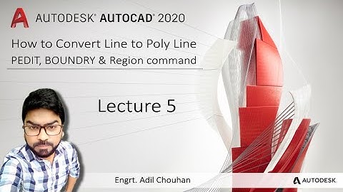 AutoCAD -Convert LINE to POLYLINE (Simple and Easy) #Linetopolyline #PEdit #Boundry #Explode #Basics