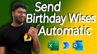 Send Happy Birthday Reminder with Employee Photo Template in Power Automate [Hindi] screenshot 5