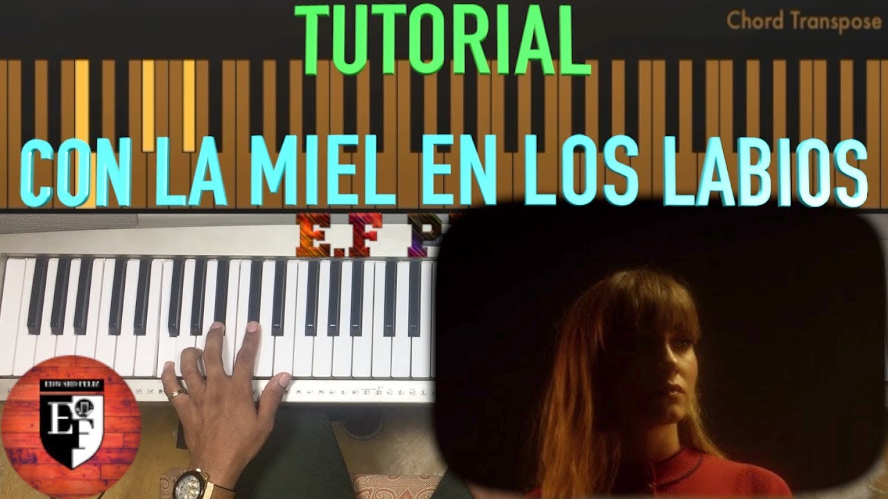AITANA - con la miel en los labios ( TUTORIAL !! Muy Facil !!!! PIANO ) -  YouTube