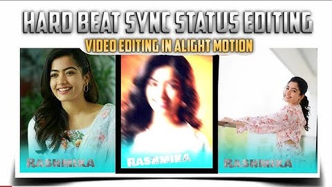 Hard beat sync status video editing | alight motion video editing #tranding