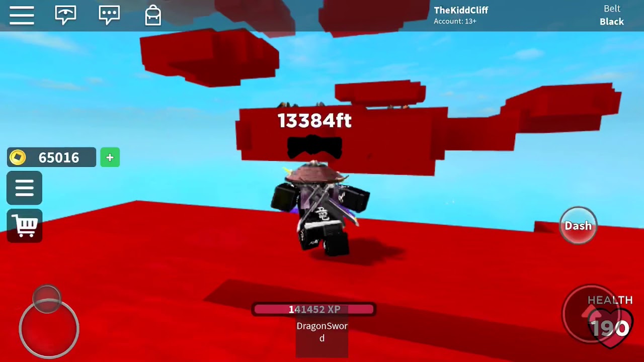 New Ninja Simulator Going Up To The Highest Peak In The Clouds Youtube - videos matching roblox ninja simulator walk on the cloud