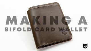 Making a Handmade Leather Bifold Card Wallet (PDF Pattern)