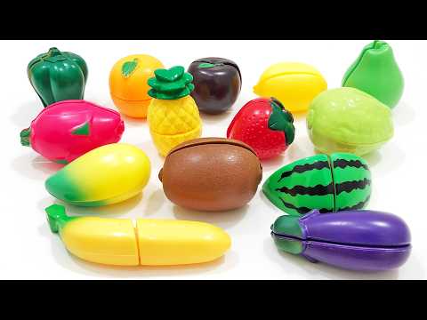 Learn Fruit and Vegetable Names for Kids by Playing Kitchen!