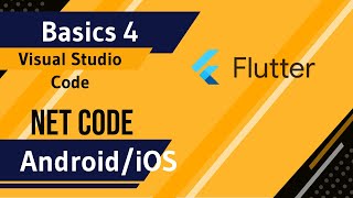 Learn Flutter | Widgets Scaffold, App Bar, Text | Basics 4 - NET CODE Net Worth