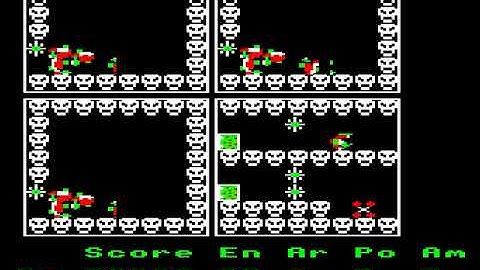 Dunjunz by Bug Byte on the Acorn Electron - level 25 and ending