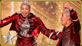 CyberAgent Legit's moves are futuristic and GOLDEN! | Unforgettable Audition | Britain's Got Talent