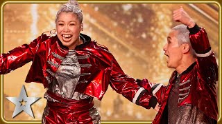 CyberAgent Legit's moves are futuristic and GOLDEN! | Unforgettable Audition | Britain's Got Talent
