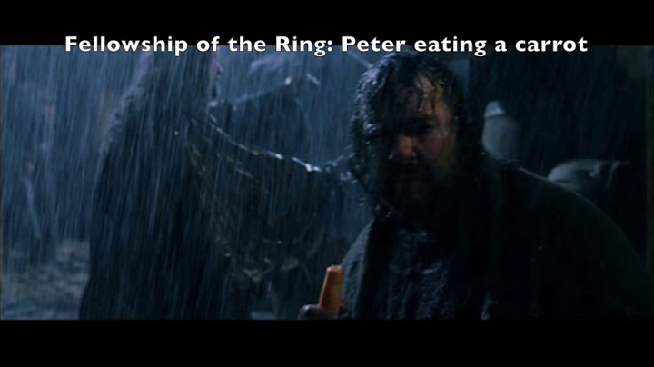 Peter Jackson Cameo's in Middle Earth (The Lord of the Rings & The Hobbit)