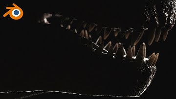 Unleash the beast a Blender T-Rex cinematic animation | Jurassic World dinosaur project