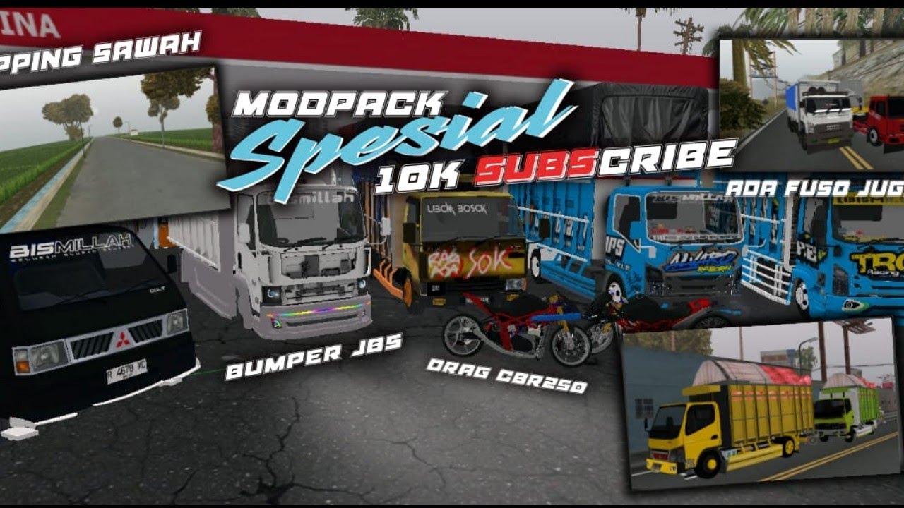 SHARE !! Modpack GTA SA FULL TRUK HEREX STYLE v15 SPESIAL 10k SUBSCRIBE