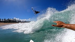 SURFING WITH THE BOYS: HUGE AIRS & FOLLOW CAMS! (SURF VLOG)