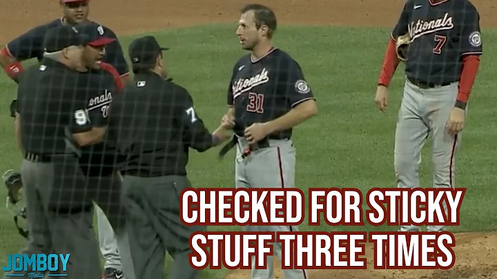 Scherzer gets checked for sticky stuff and chaos ensues, a breakdown