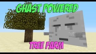 Minecraft Showcase: Ghast Powered Tree Farm