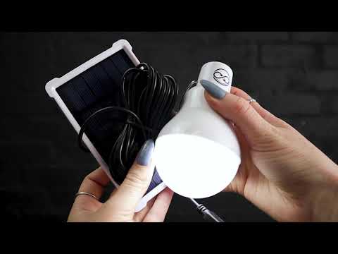 DELTAEON Rechargeable Solar LED Light Bulb | Product Breakdown