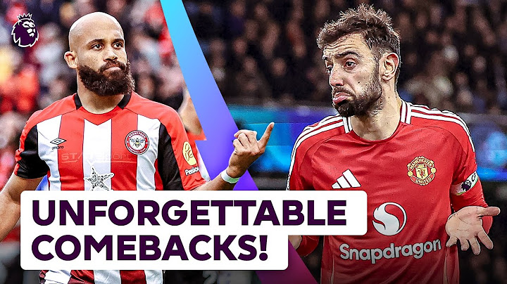 DRAMATIC COMEBACKS in the 2024/25 Premier League Season