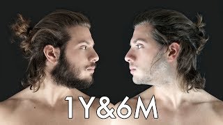 Hair Growth Time Lapse - 1 Year & 6 Months ● Bearded or Shaved?