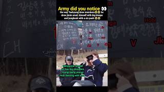 the way Taehyung drew members, he's so funny🤣😭 #bts #v #jk #rm #suga #jin #shorts #youtubeshorts