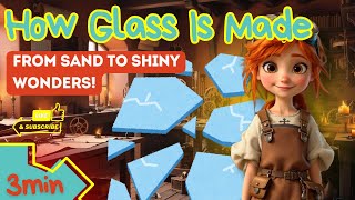 How Is Glass Made? 🏖️ From Sand To Windows Fun Science For Kids Resimi