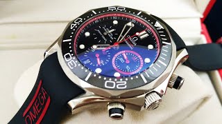 Обзор часов OMEGA Seamaster Diver 300м Co Axial Chronometer Chronograph 44 mm ETNZ Edition (MX2421)