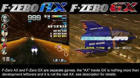 F-Zero AX Vs F-Zero GX Beta Content Comparisons (Story Chapter 8)