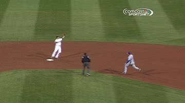 CHC@PIT: Forceout challenged, call overturned in 8th