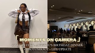 VLOG: MY FIRST COTTON FEST + Awethu’s birthday dinner + shoot day + school traineeship + reflections