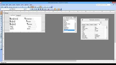 Dạy chứng chỉ B MS Access 2003   Phần Form   Sử dụng Tab Control