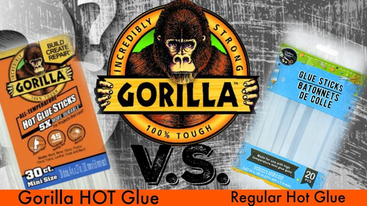 fabric glue VS gorilla hot glue on faux fur! I didn't expect that.. 